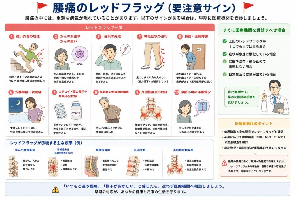 腰痛 レッドフラグ