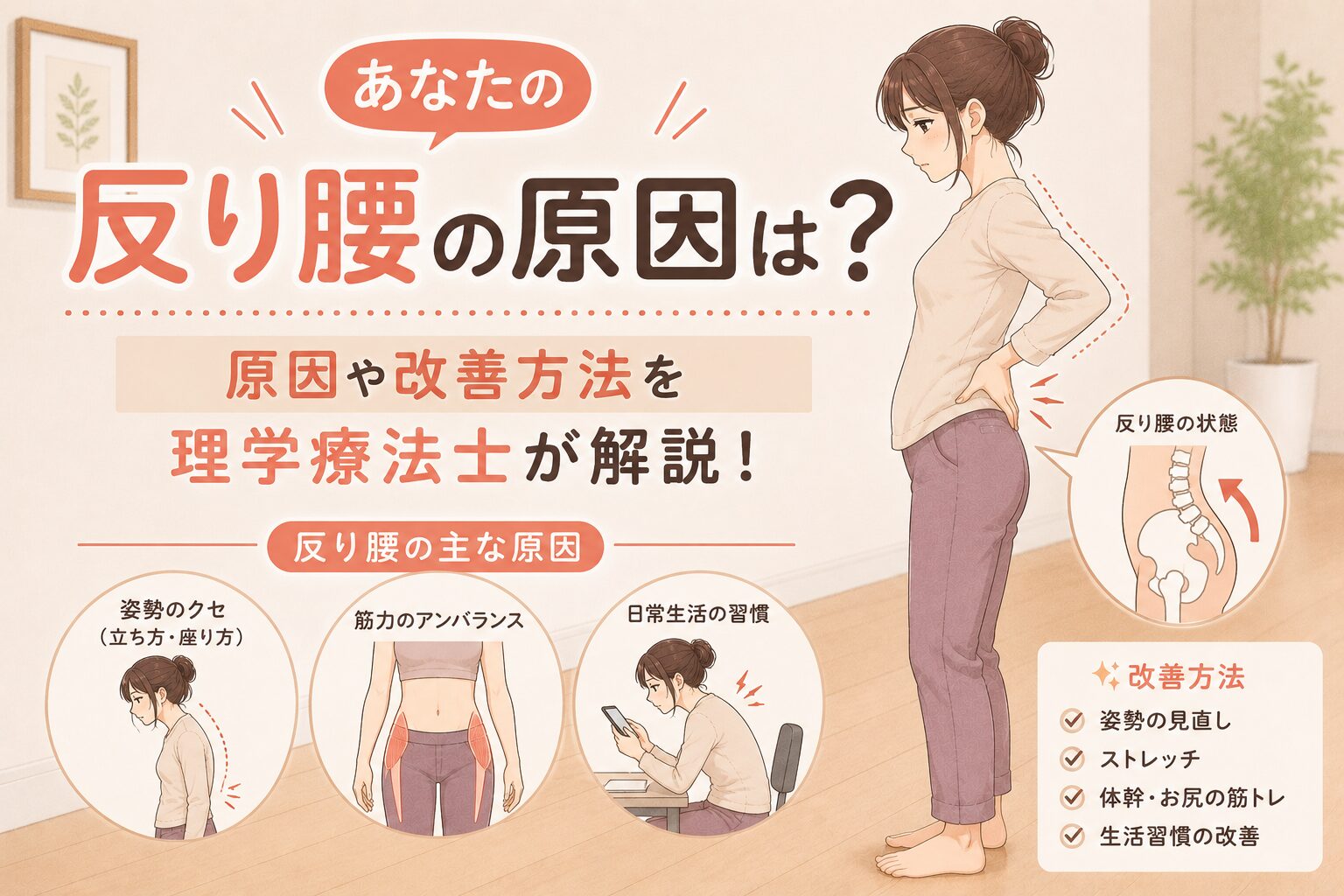 反り腰の原因は？